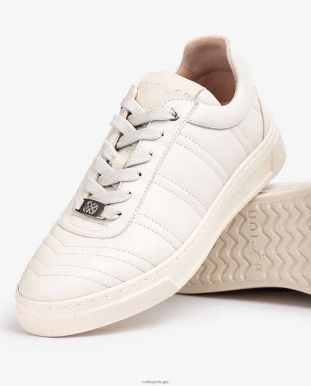 Unisa sapato esportivo com efeito acolchoado mulheres 6V2Z61243 branco