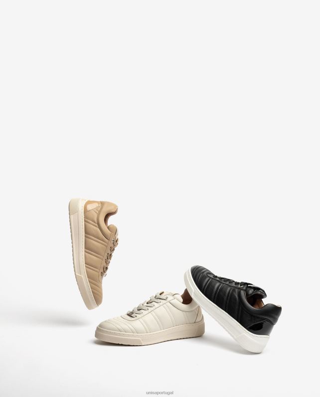 Unisa sapato esportivo com efeito acolchoado mulheres 6V2Z61243 branco