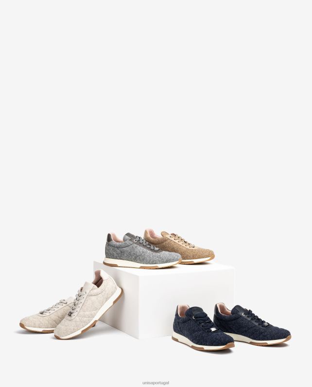 Unisa sapato esportivo ecowool mulheres 6V2Z61288 bege