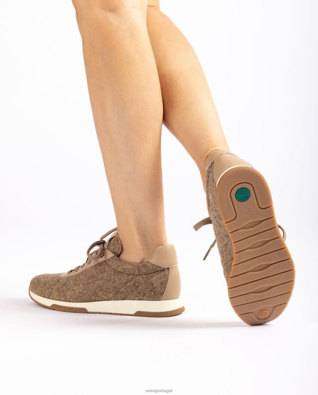 Unisa sapato esportivo ecowool mulheres 6V2Z61288 bege