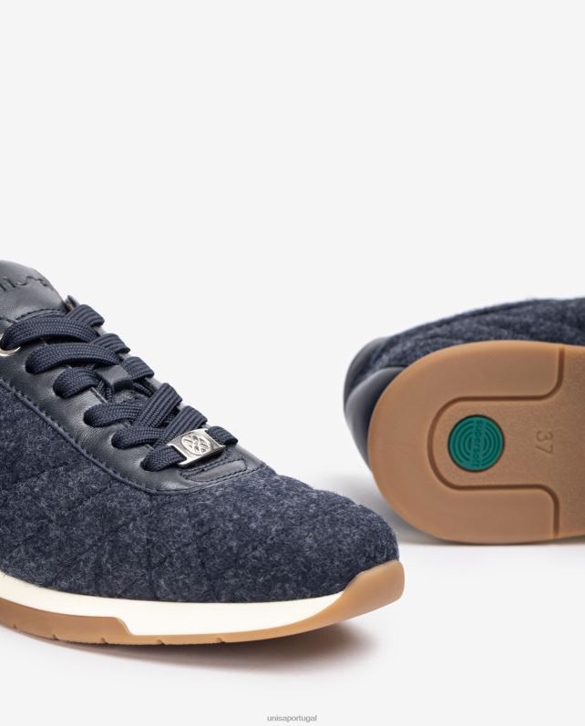 Unisa sapato esportivo ecowool mulheres 6V2Z61289 azul