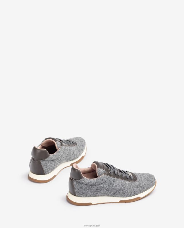 Unisa sapato esportivo ecowool mulheres 6V2Z61290 cinza