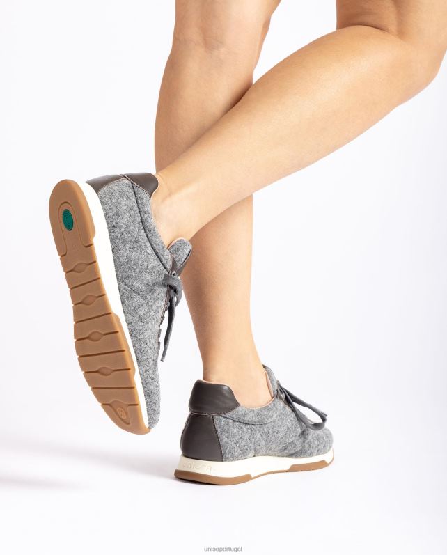 Unisa sapato esportivo ecowool mulheres 6V2Z61290 cinza