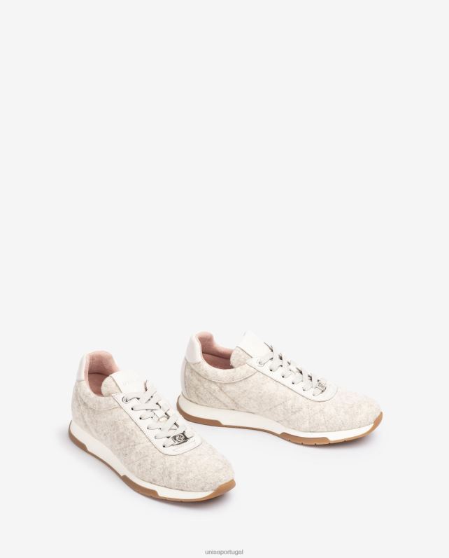 Unisa sapato esportivo ecowool mulheres 6V2Z61291 branco