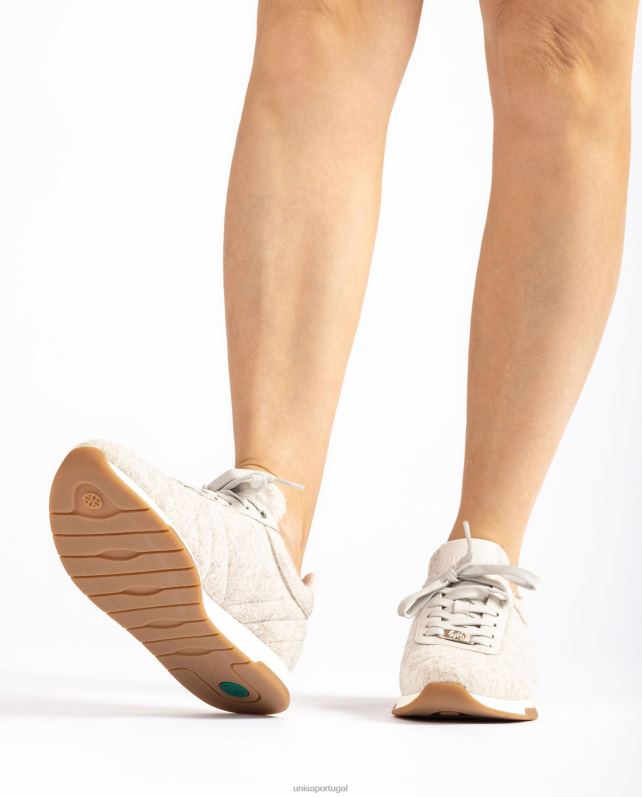 Unisa sapato esportivo ecowool mulheres 6V2Z61291 branco