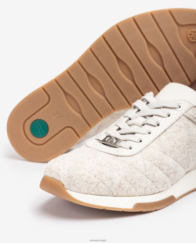 Unisa sapato esportivo ecowool mulheres 6V2Z61291 branco