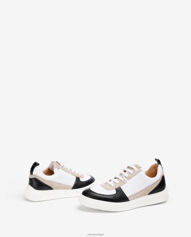 Unisa sapato esportivo em tecido e couro unissex 6V2Z6661 gracioso