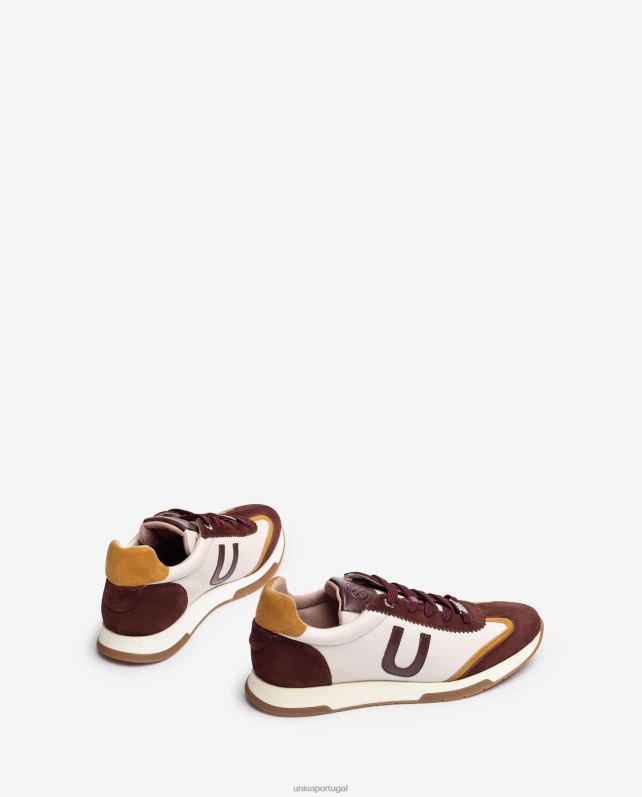 Unisa sapato esportivo supermacio contrastante mulheres 6V2Z61293 vermelho