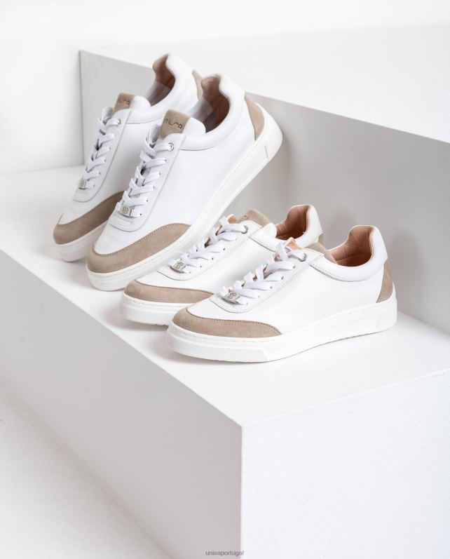 Unisa tênis com biqueira e calcanhar contrastantes mulheres 6V2Z6678 gracioso