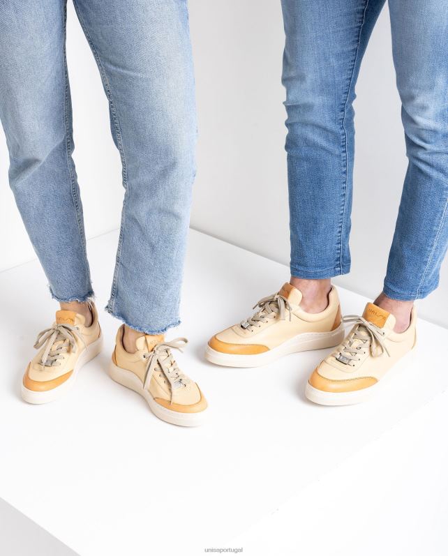 Unisa tênis com biqueira e calcanhar contrastantes mulheres 6V2Z6680 gracioso