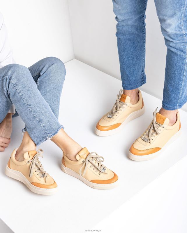 Unisa tênis com biqueira e calcanhar contrastantes mulheres 6V2Z6680 gracioso