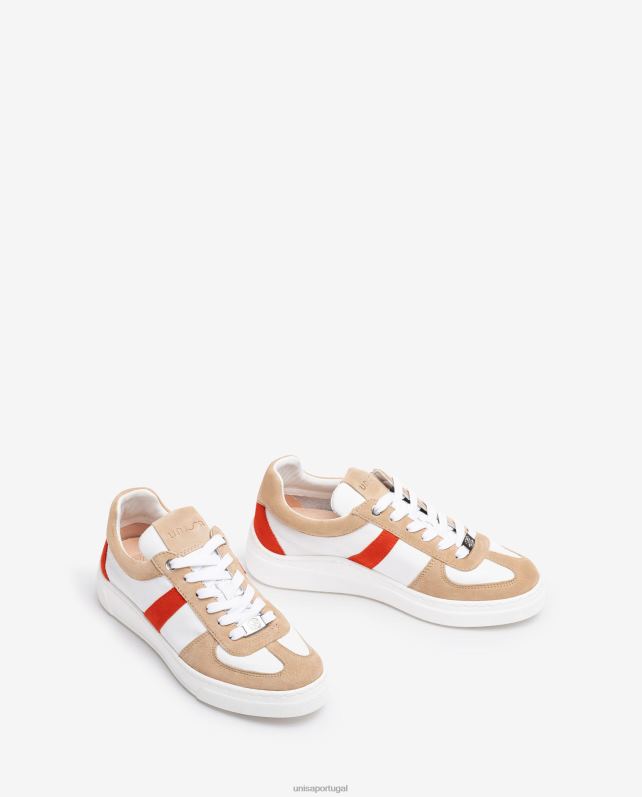 Unisa tênis contraste mulheres 6V2Z6685 branco