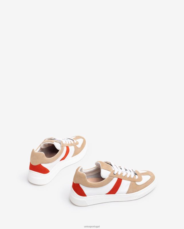 Unisa tênis contraste mulheres 6V2Z6685 branco