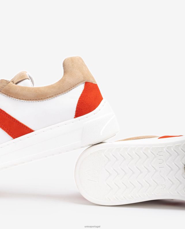 Unisa tênis contraste mulheres 6V2Z6685 branco