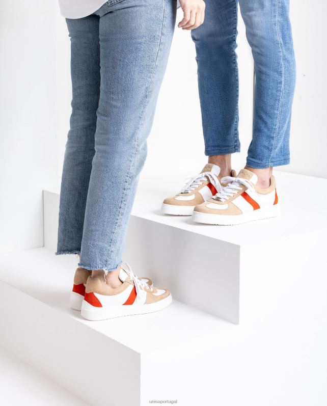 Unisa tênis contraste mulheres 6V2Z6685 branco