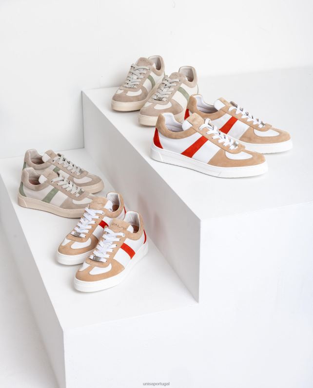 Unisa tênis contraste mulheres 6V2Z6685 branco