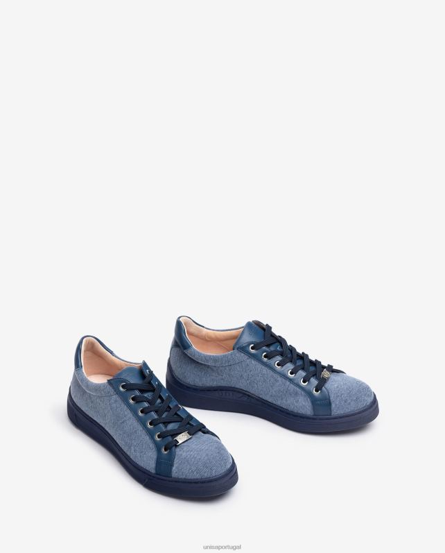 Unisa tênis feito em tecido reciclado mulheres 6V2Z6681 azul