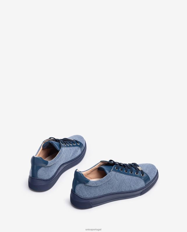 Unisa tênis feito em tecido reciclado mulheres 6V2Z6681 azul