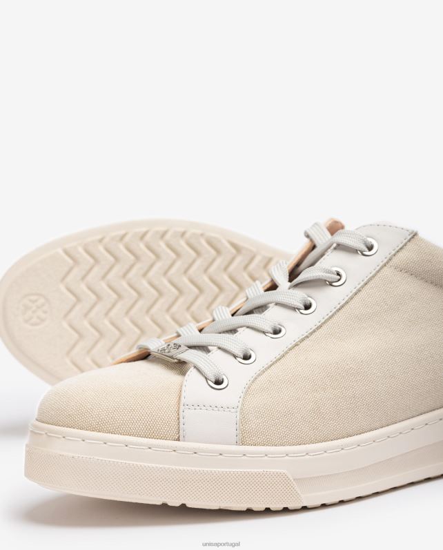 Unisa tênis feito em tecido reciclado mulheres 6V2Z6682 branco